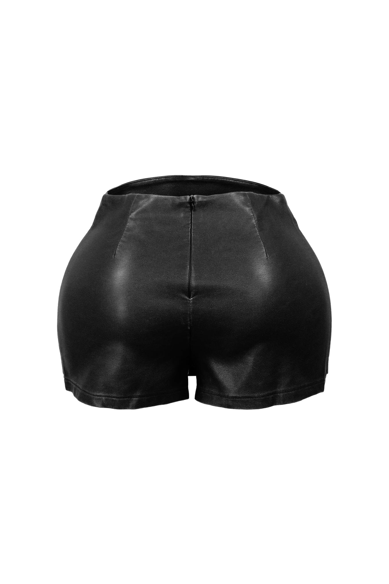 Lenny Washed Faux Leather Skort