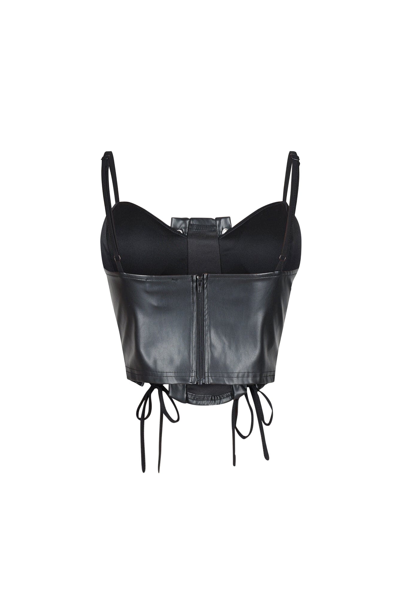 Corte Moderno Faux Leather Bustier
