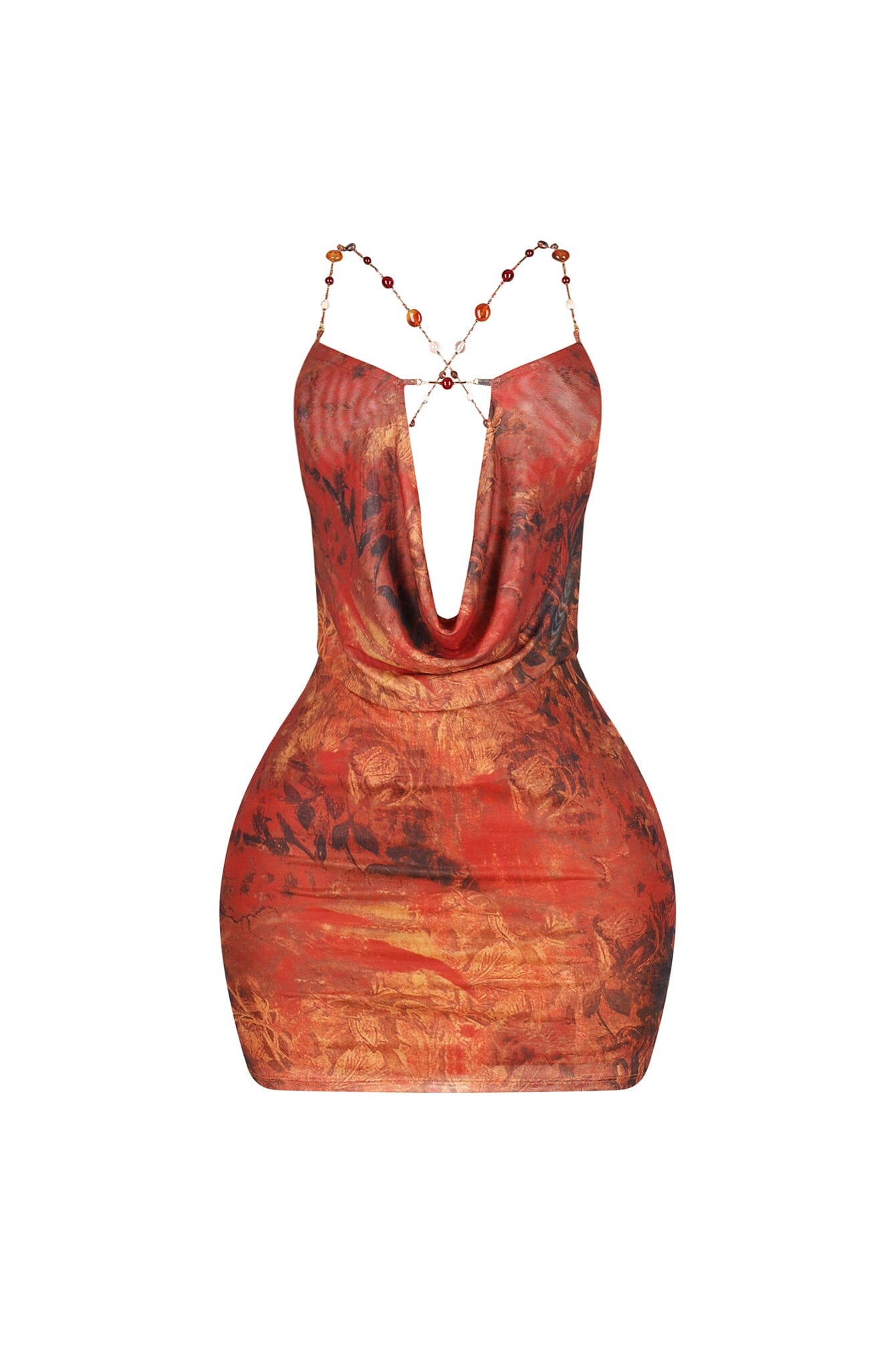 Mesh Sunstone Necklace Dress