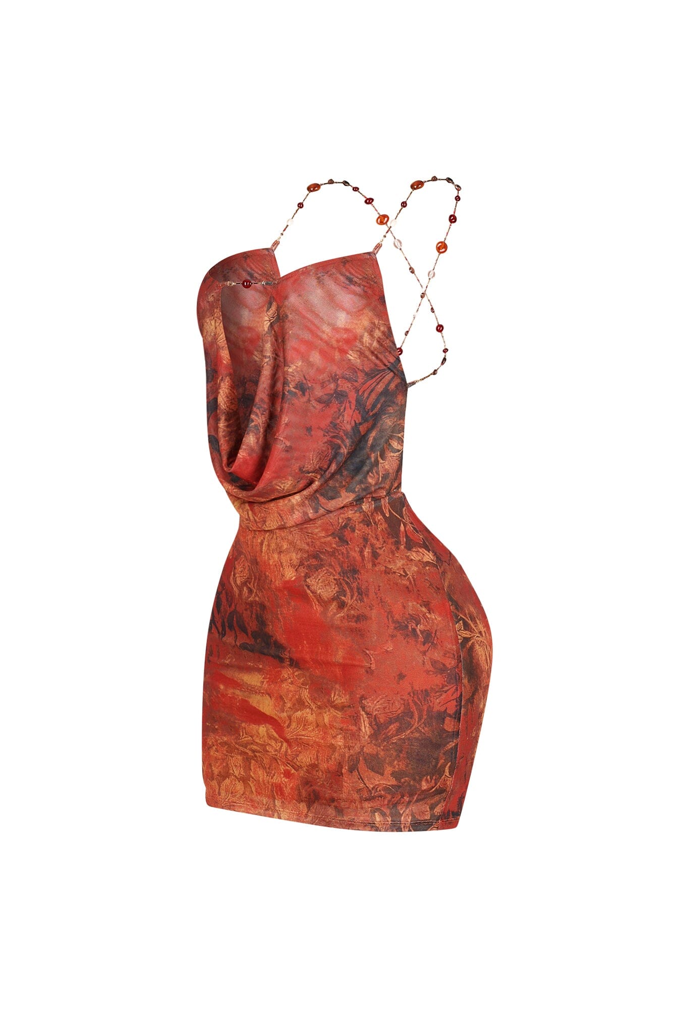Mesh Sunstone Necklace Dress