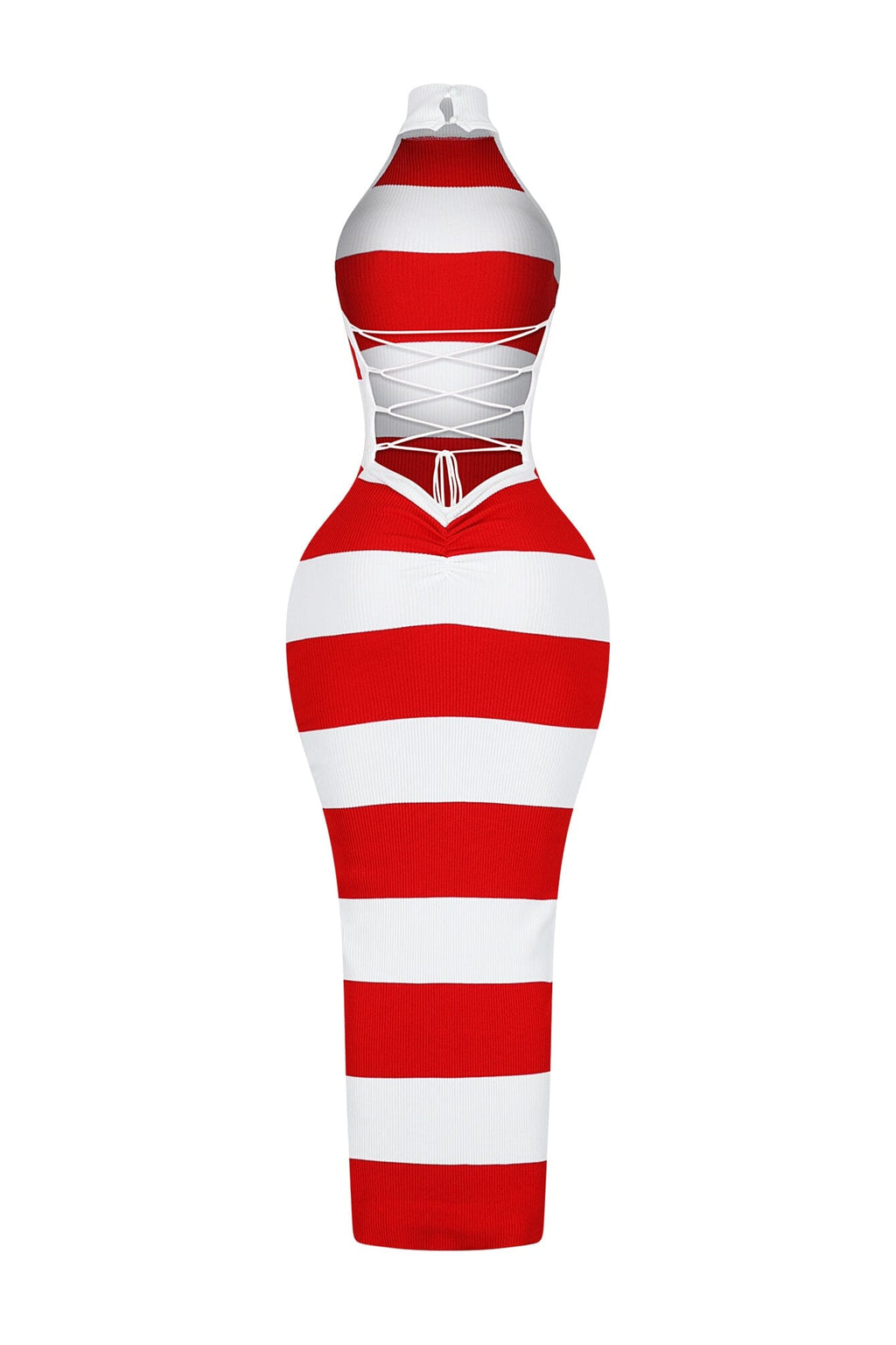 Viane Knit Striped Maxi Dress