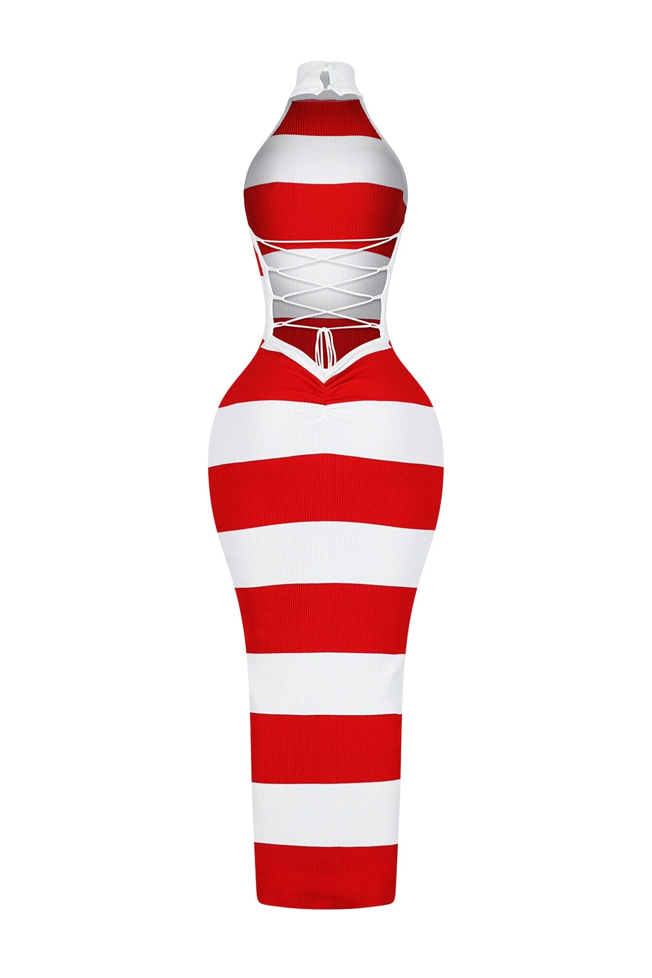 Viane Knit Striped Maxi Dress