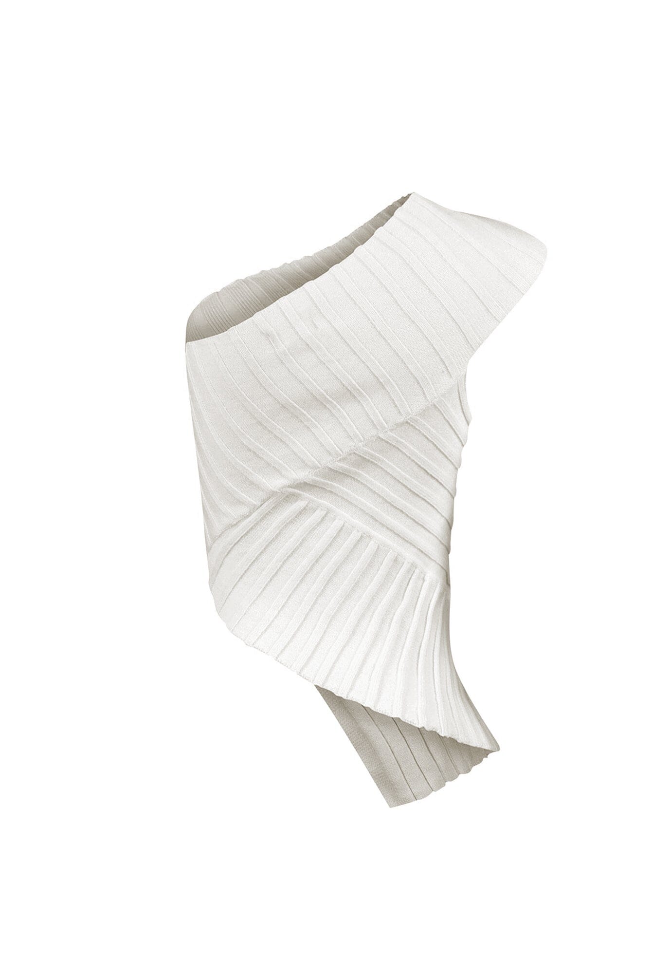 Lila Asymmetrical Knit One Shoulder Top