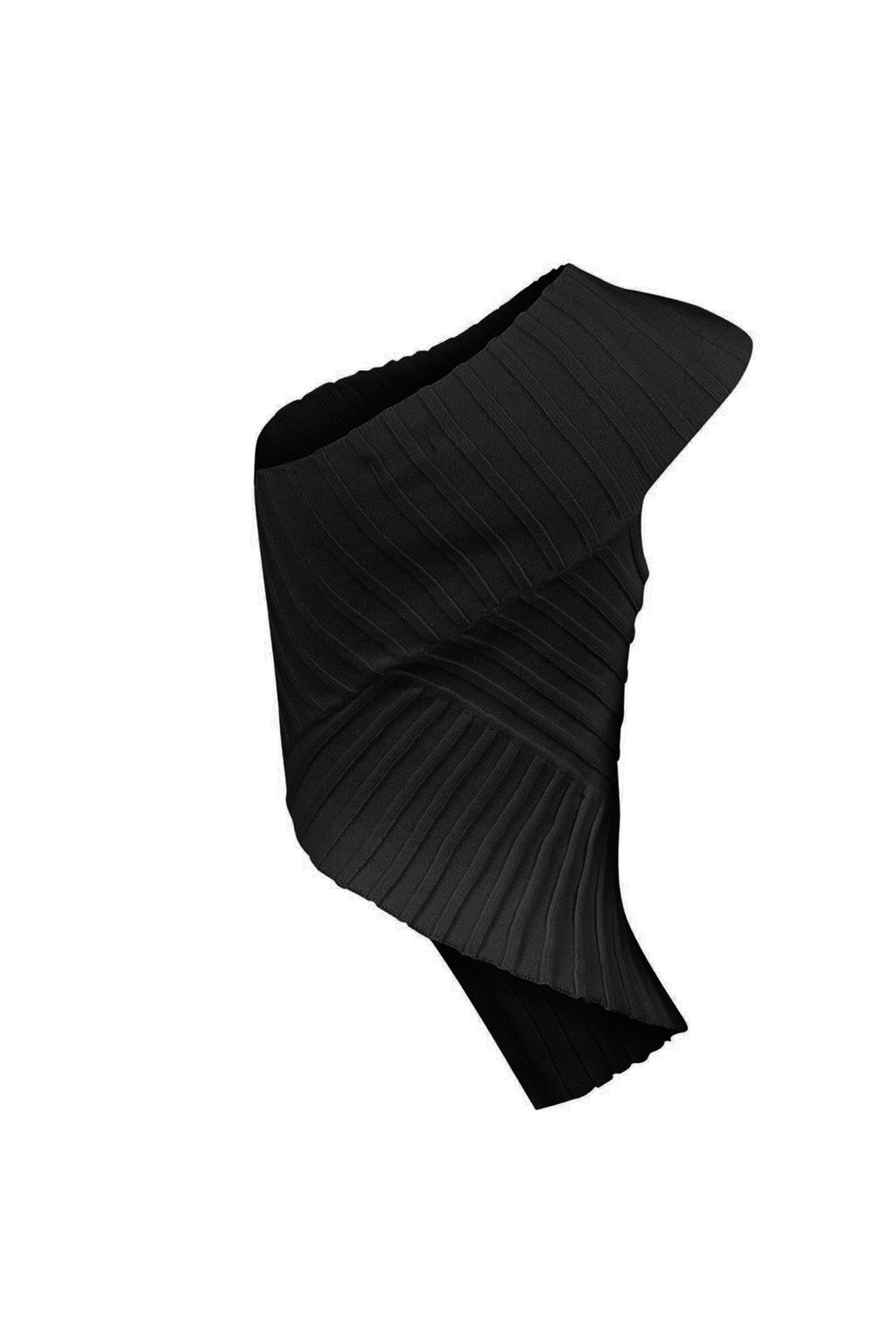 Lila Asymmetrical Knit One Shoulder Top