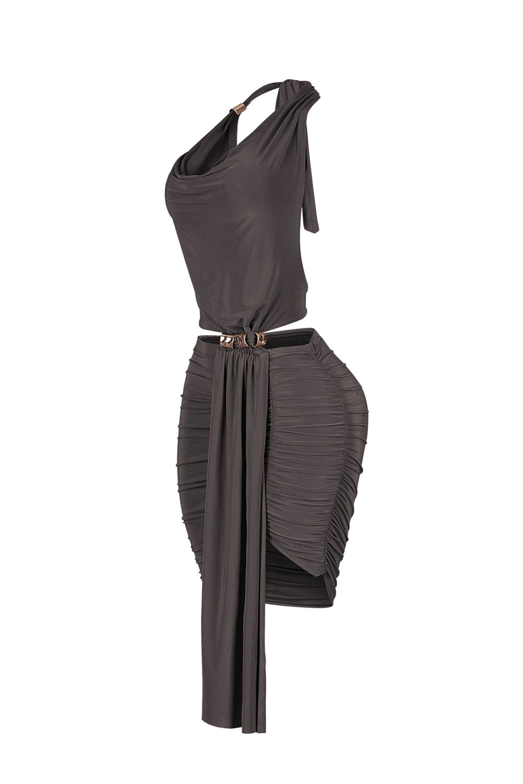 Dark Remedy Plunge Mini Dress