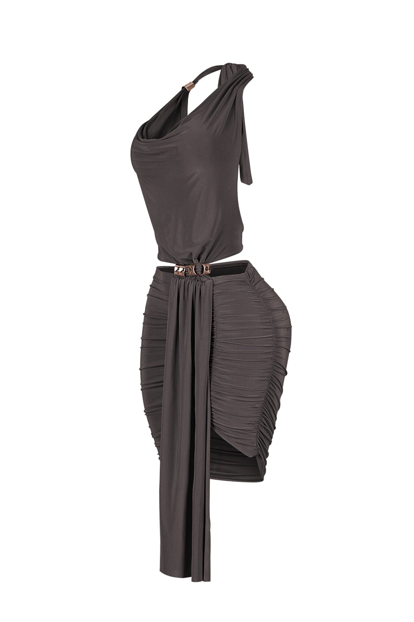 Dark Remedy Plunge Mini Dress