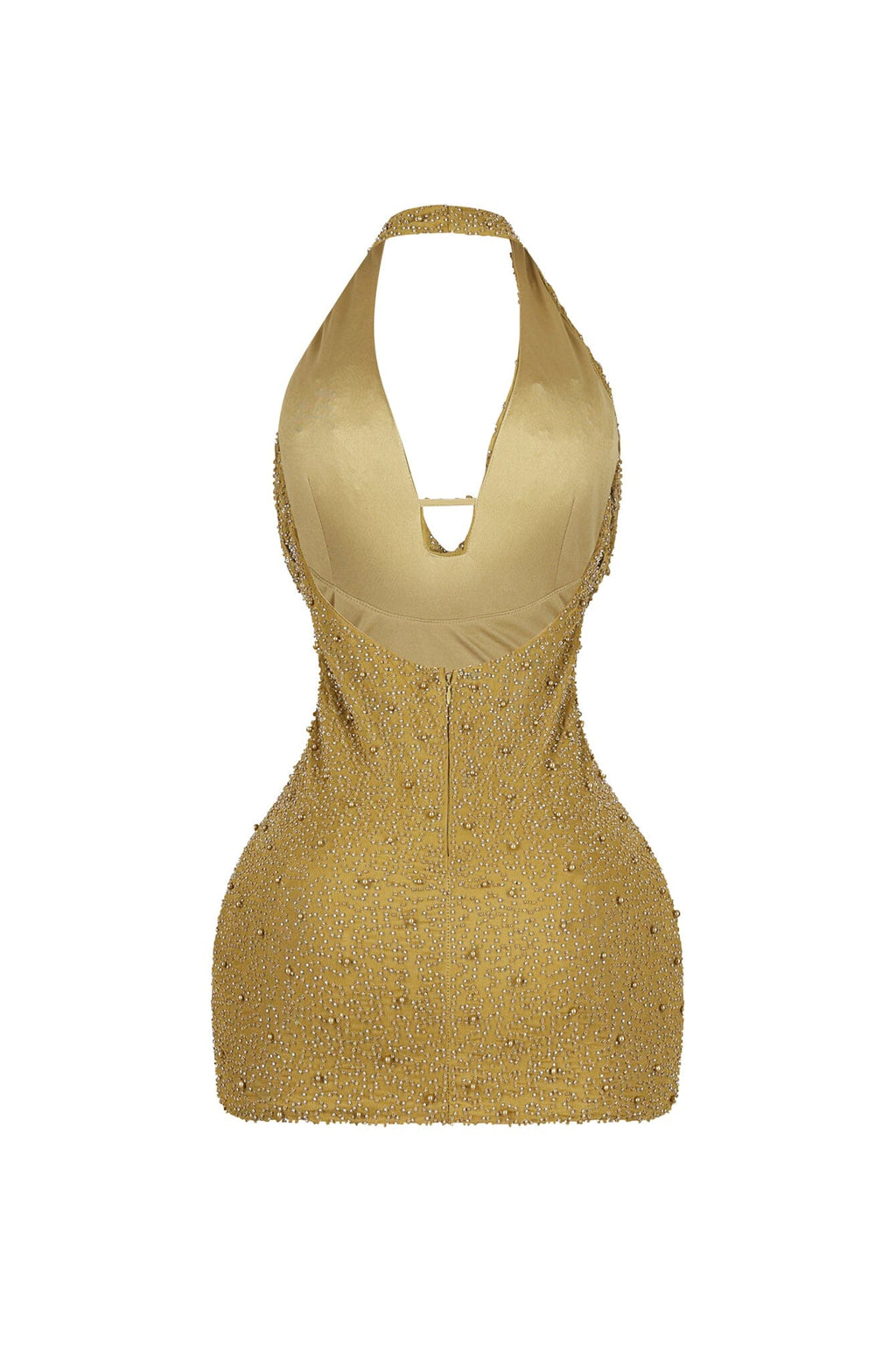 Adelaide Mesh Pearl Mini Dress