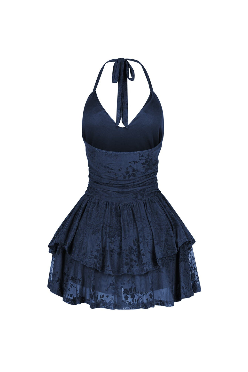 Lisbon Mesh Velvet Mini Dress