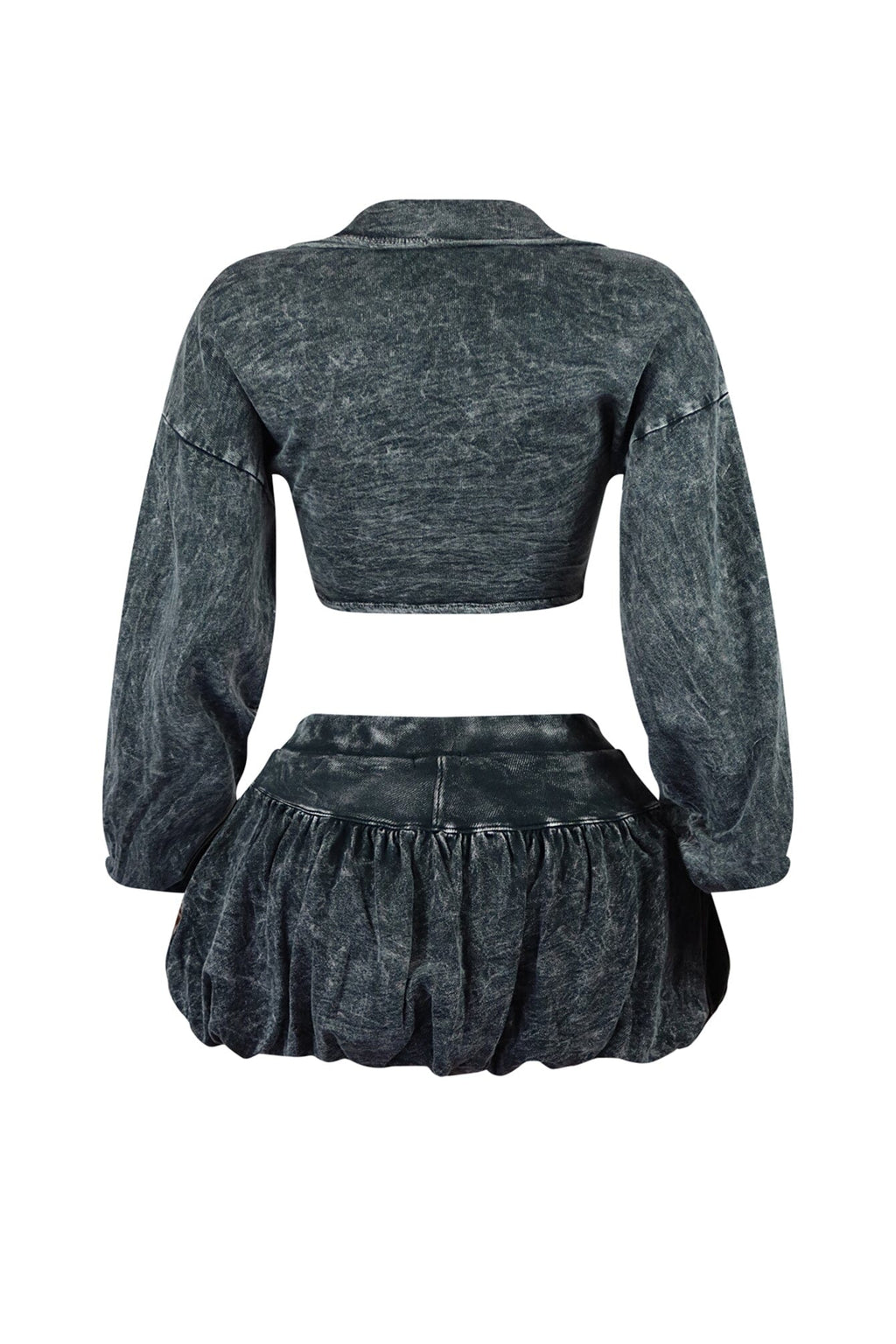 Kallan Mineral Washed Top & Bubble Skort SET