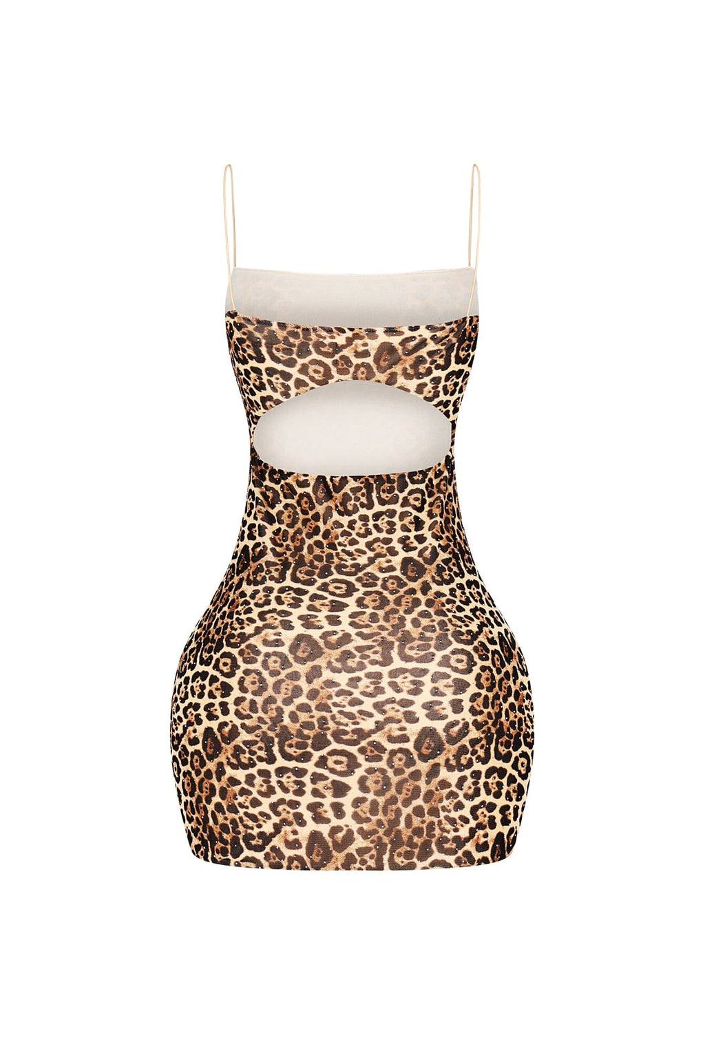 Poised In Milan Leopard Mini Dress