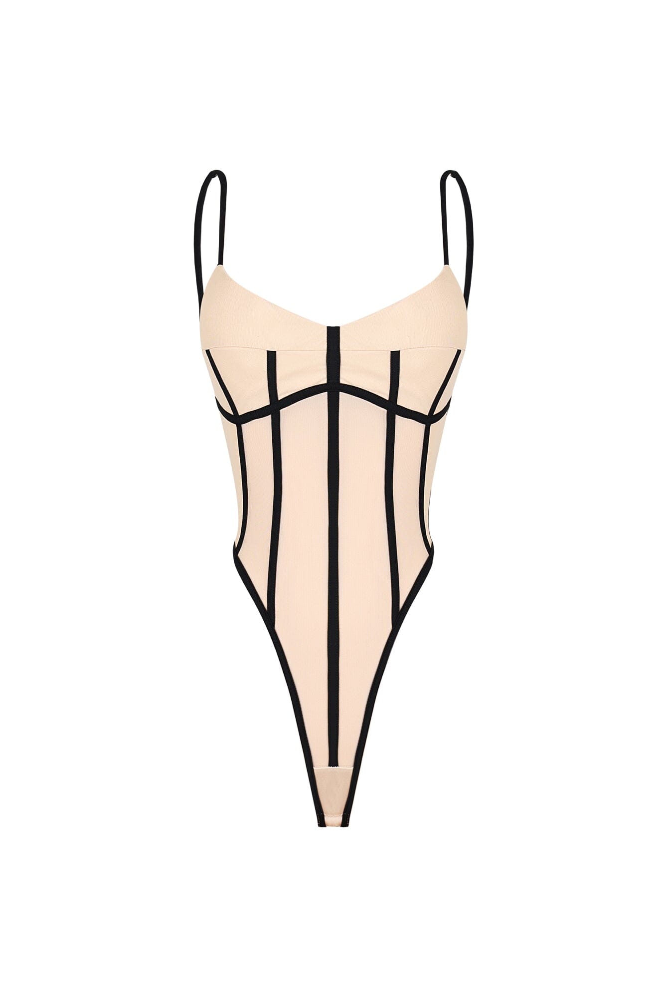 Hecate Sheer Mesh Panel Bodysuit