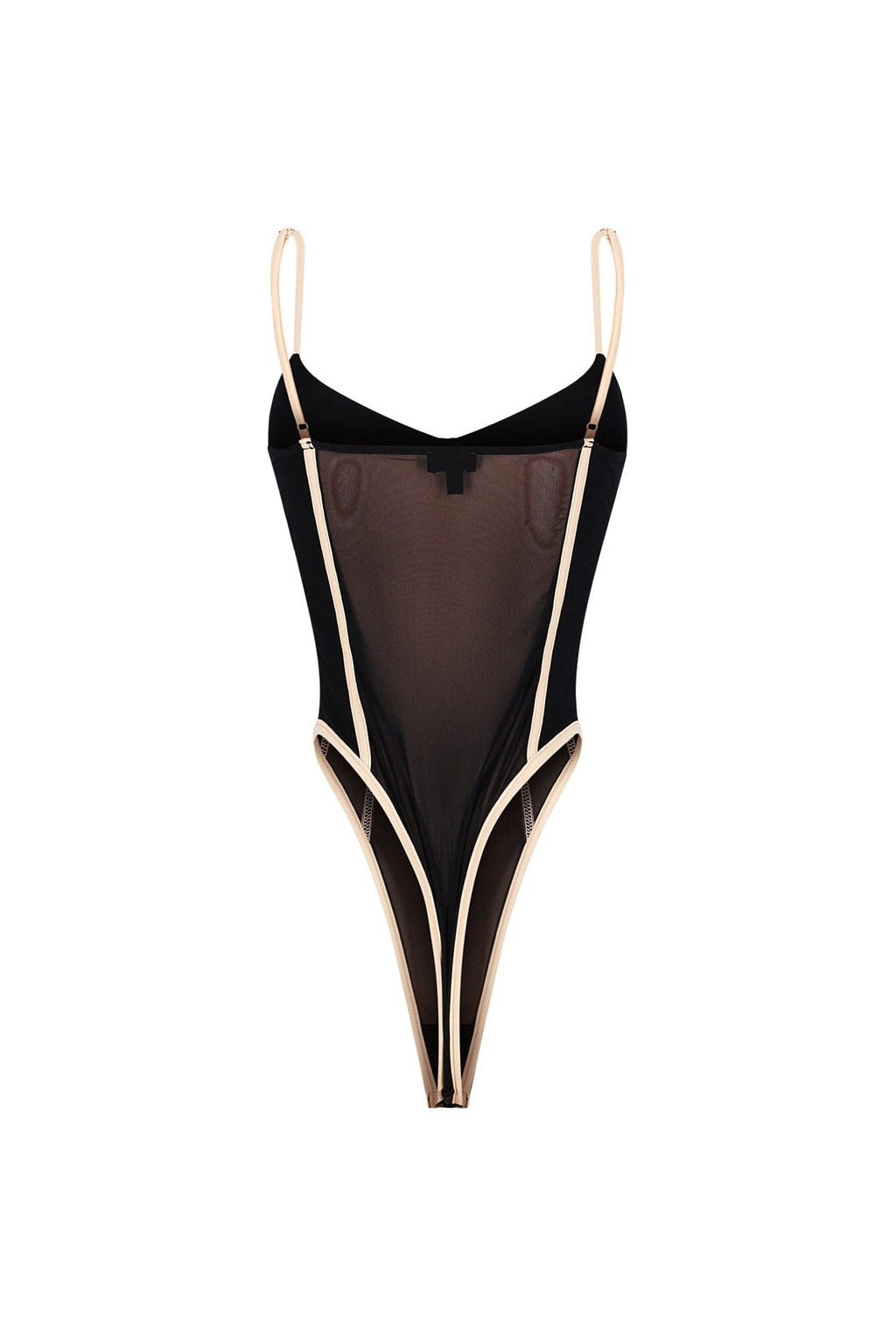 Hecate Sheer Mesh Panel Bodysuit