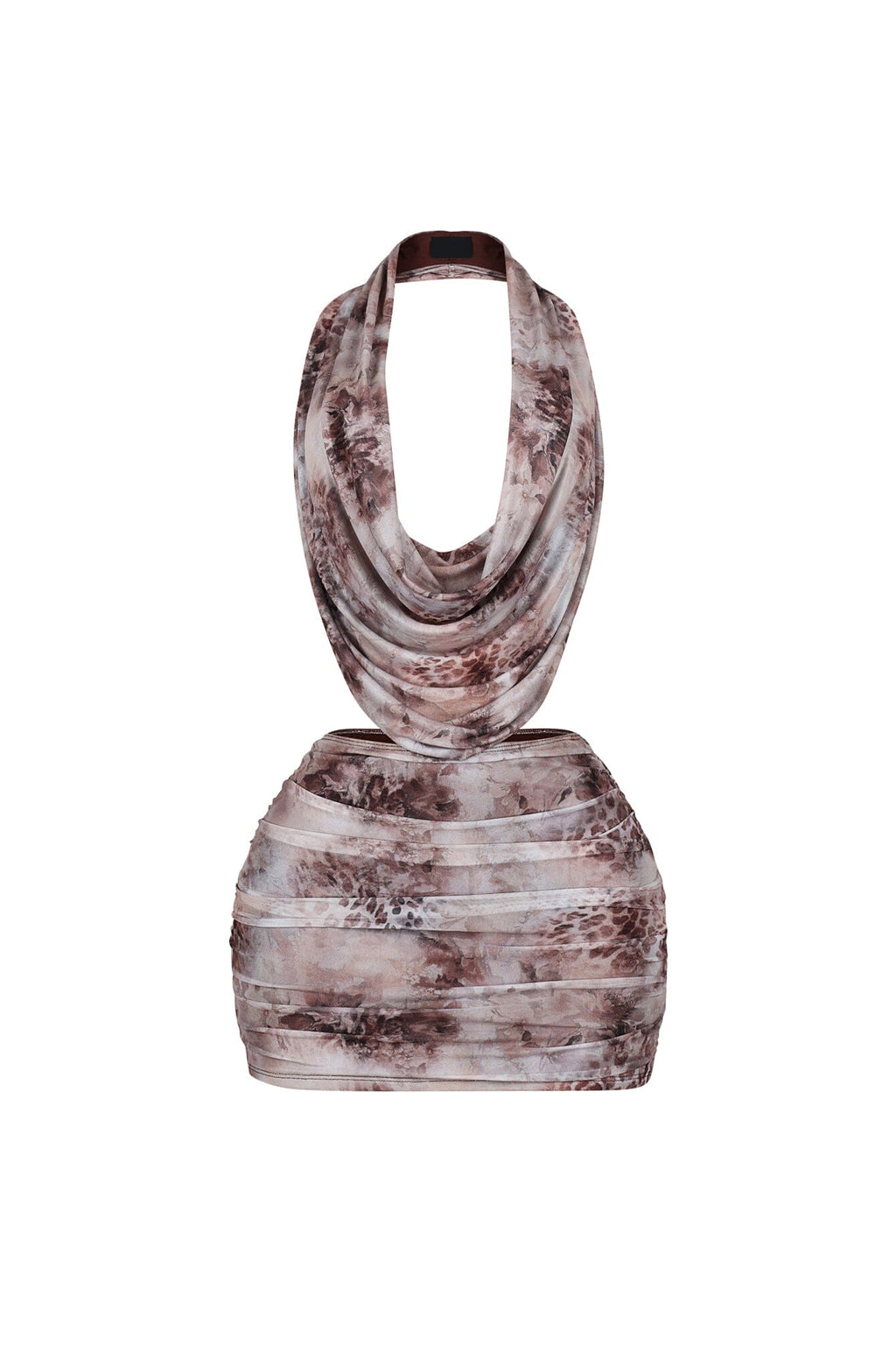 Phuket Cowl Neck Top & Skirt SET