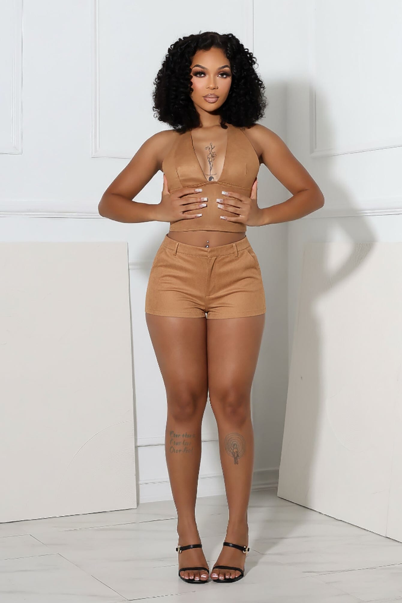 Dependable Suede Shorts