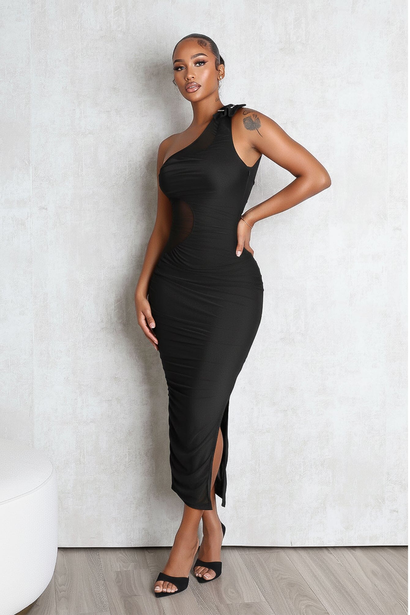 Roxanne One Shoulder Dress
