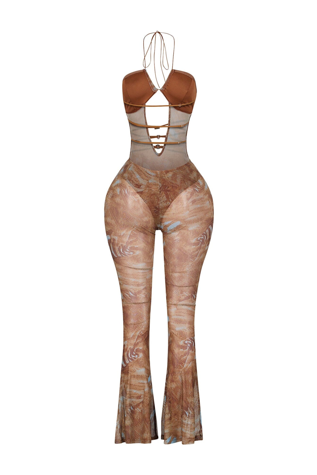 Uncover The Sparkle Mesh Jumpsuit