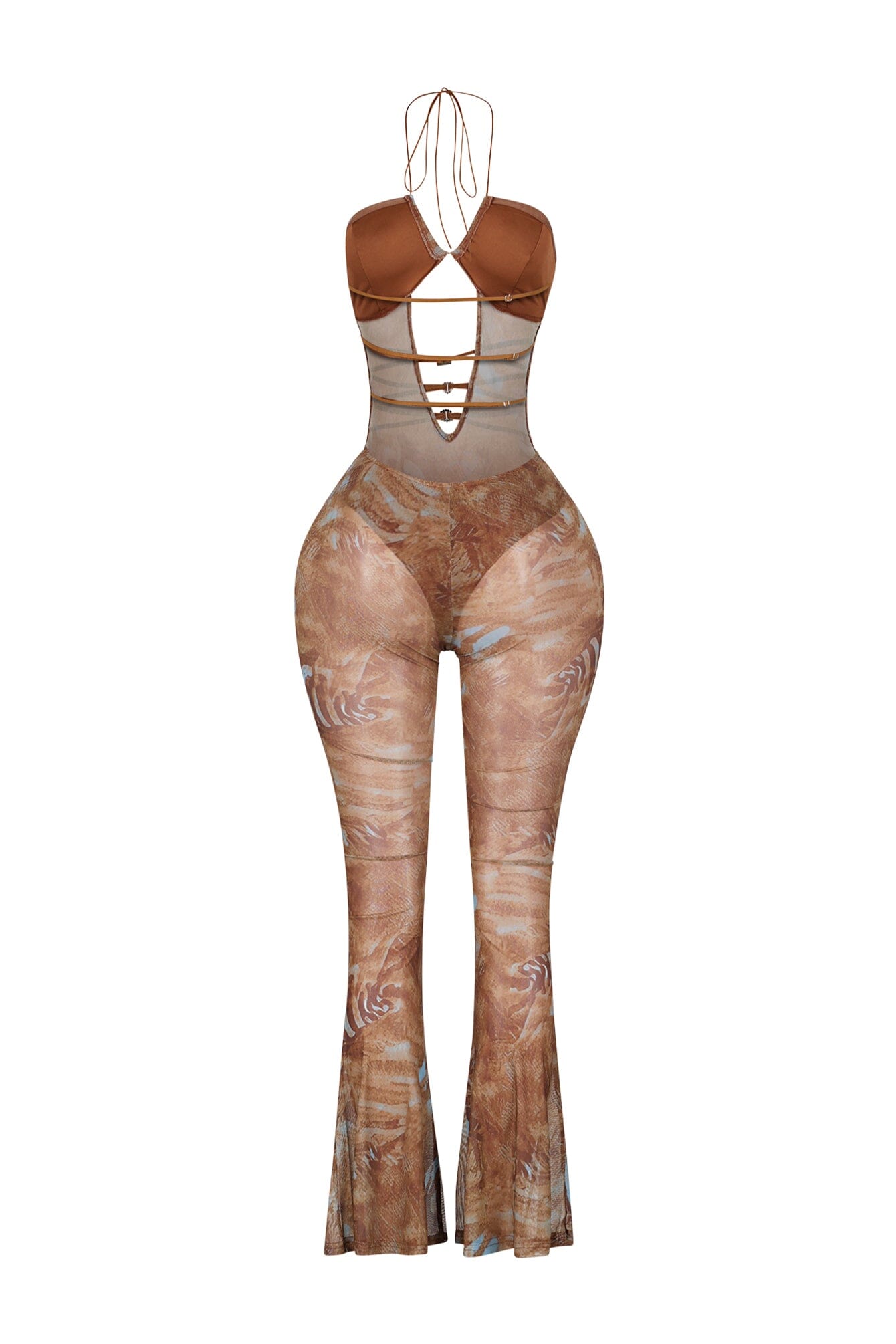 Uncover The Sparkle Mesh Jumpsuit