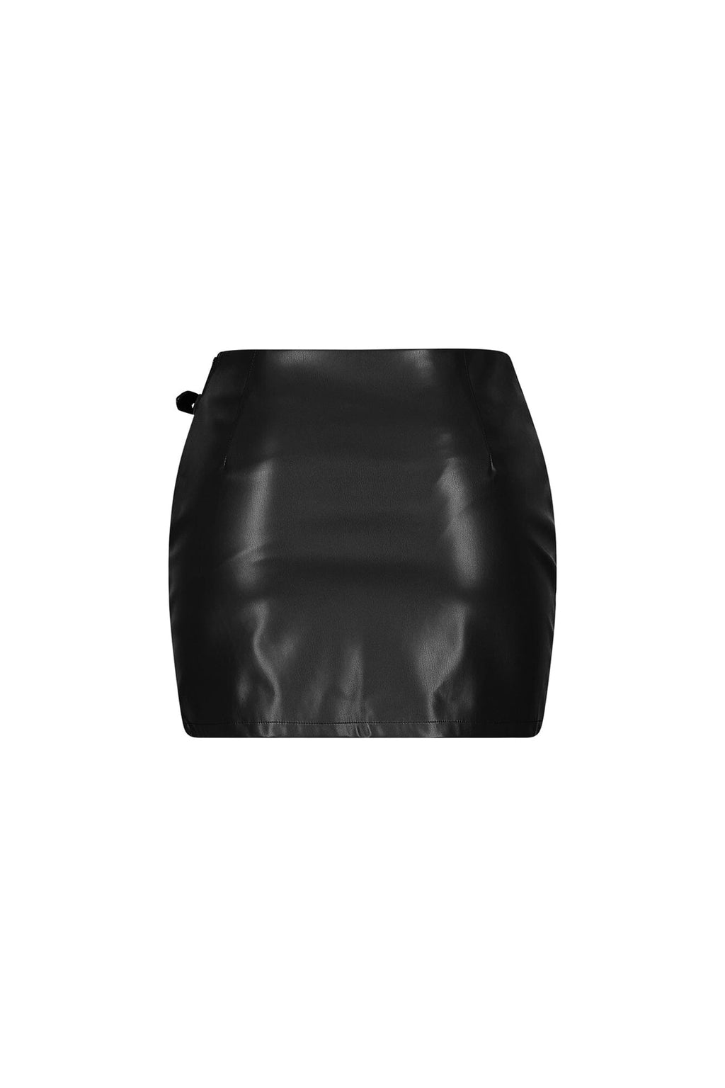 Wanted Faux Leather Mini Skirt