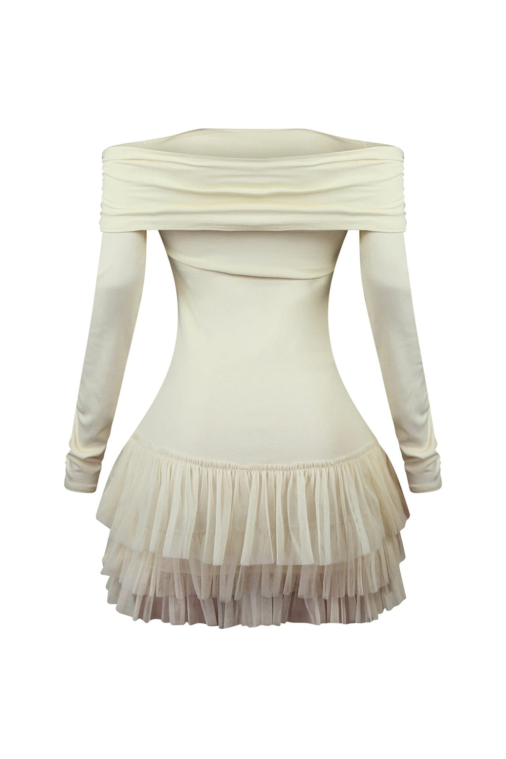 Ekko Tulle Ruffled Mini Dress