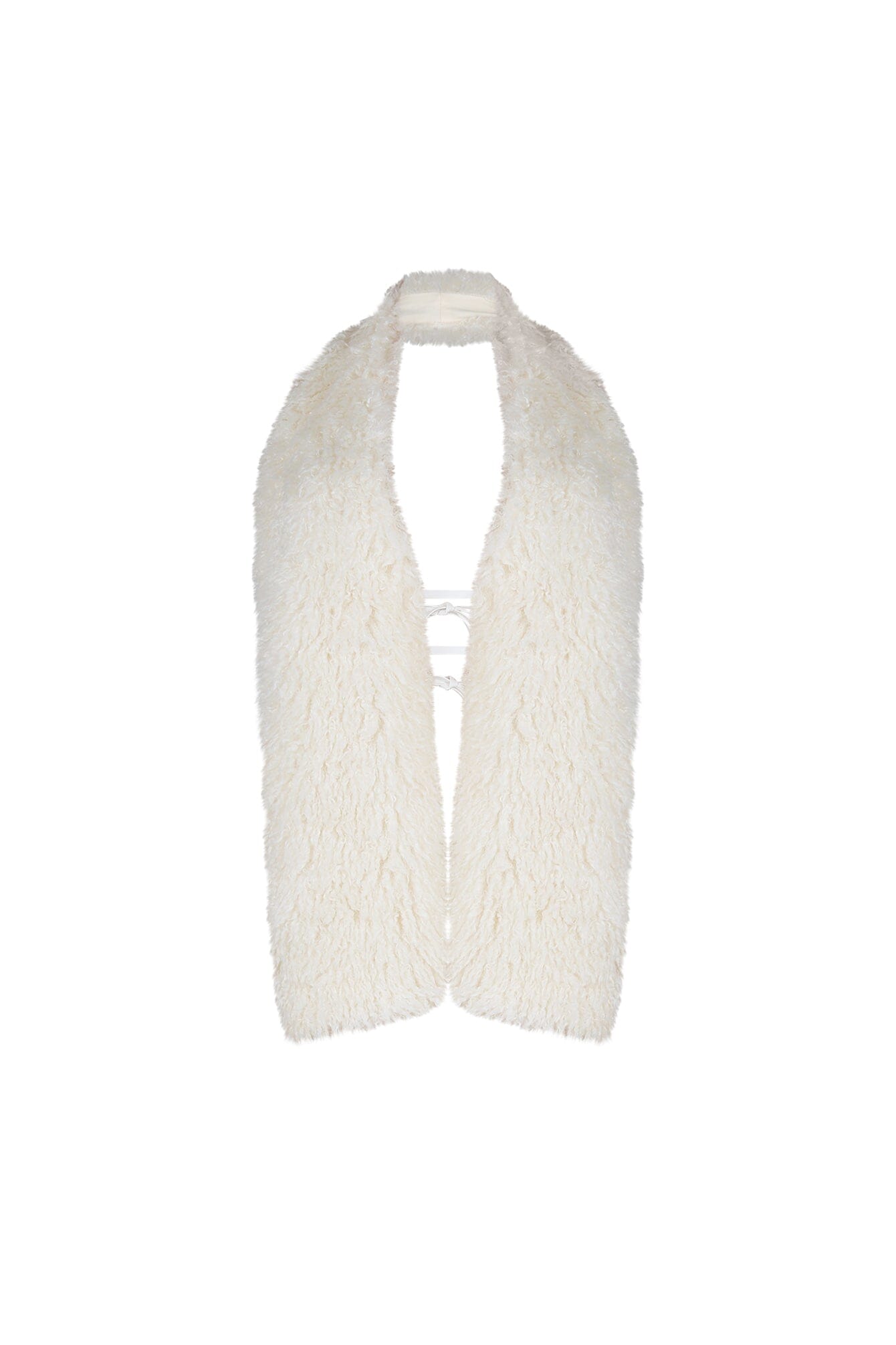Sugar Puff Fur Halter Vest