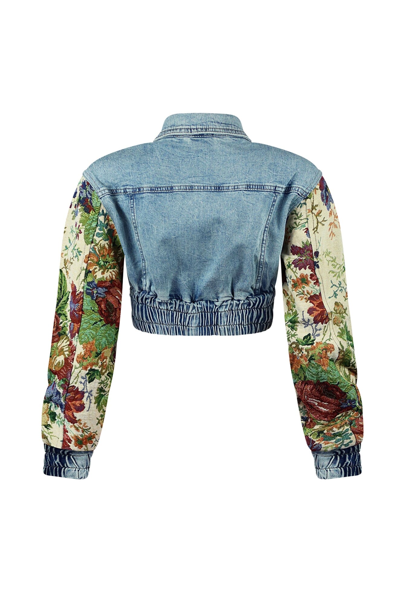 Jesse Tapestry Contrast Denim Jacket