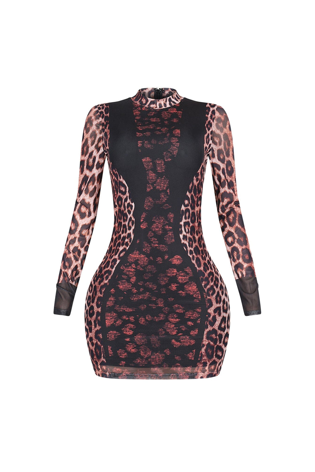 Polished Yet Wild Mesh Dress