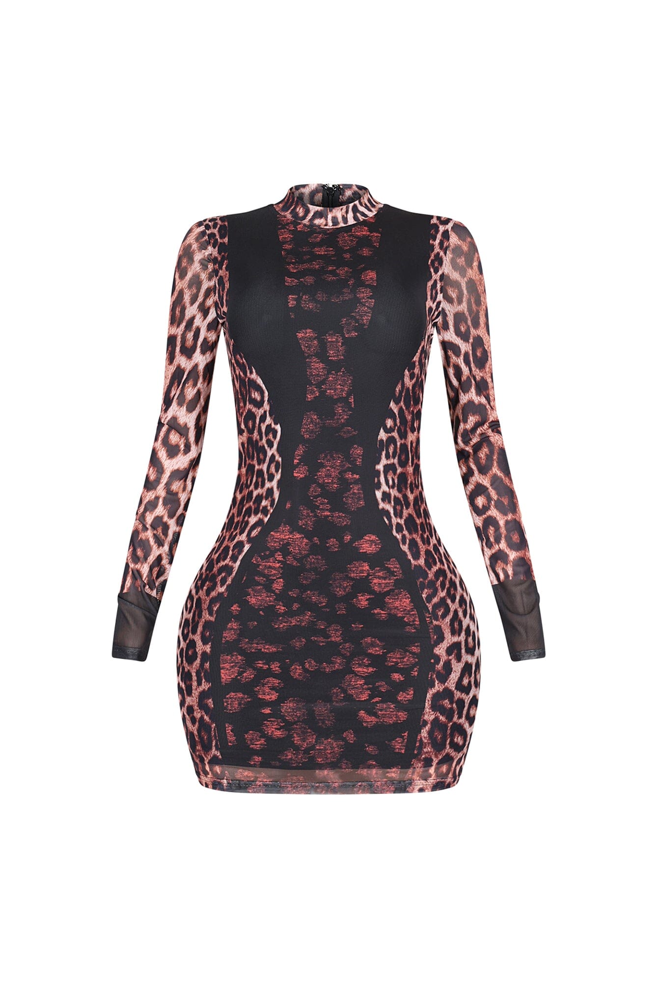 Polished Yet Wild Mesh Dress