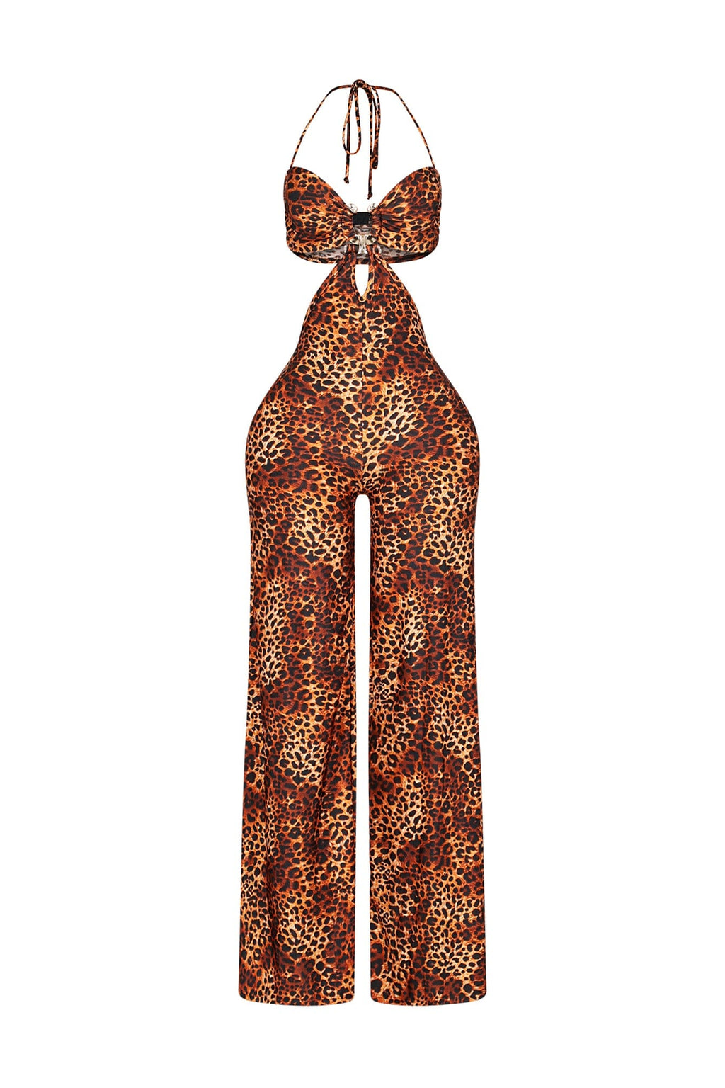 Neon Wildcat Cut Out Jumpsuit