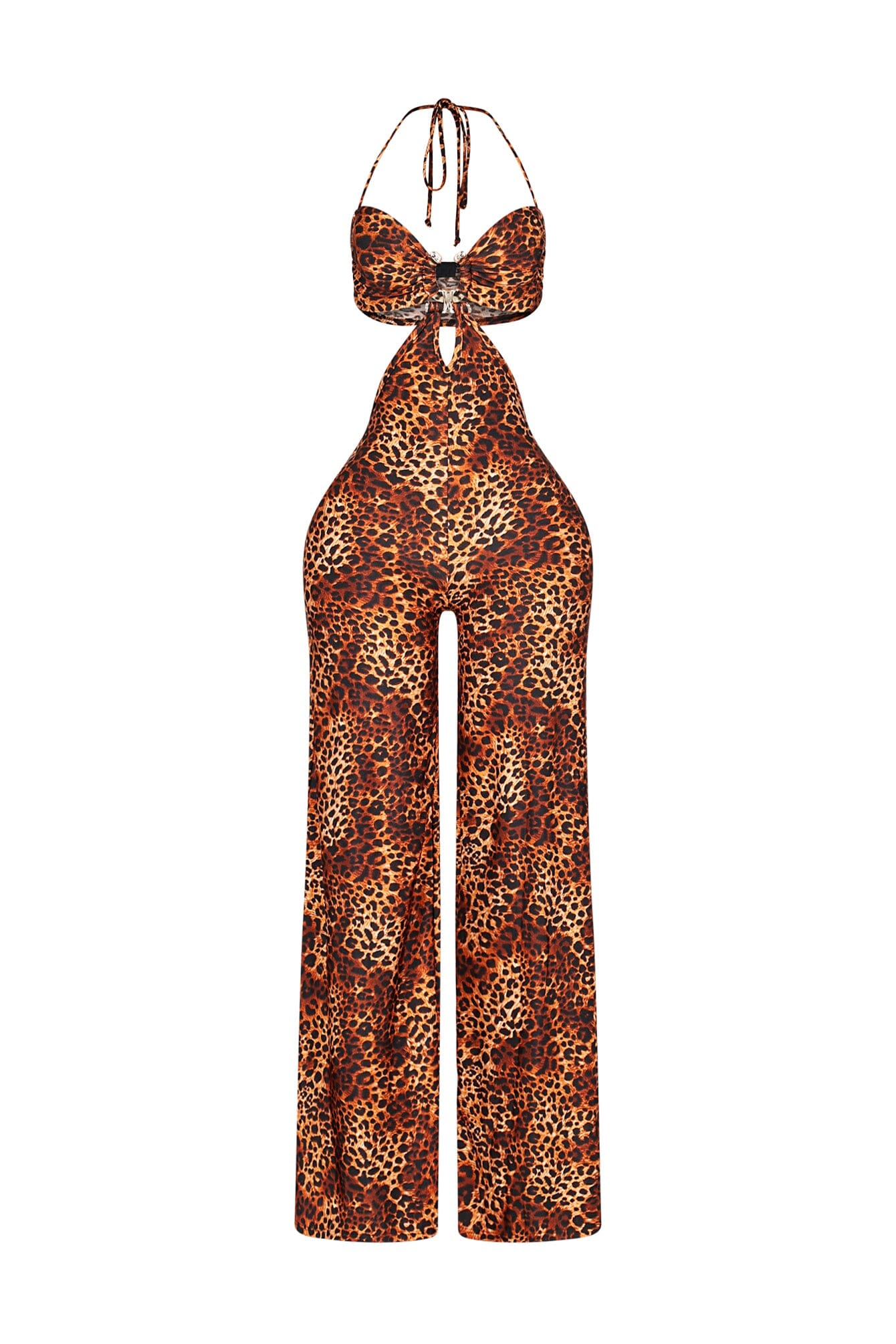 Neon Wildcat Cut Out Jumpsuit