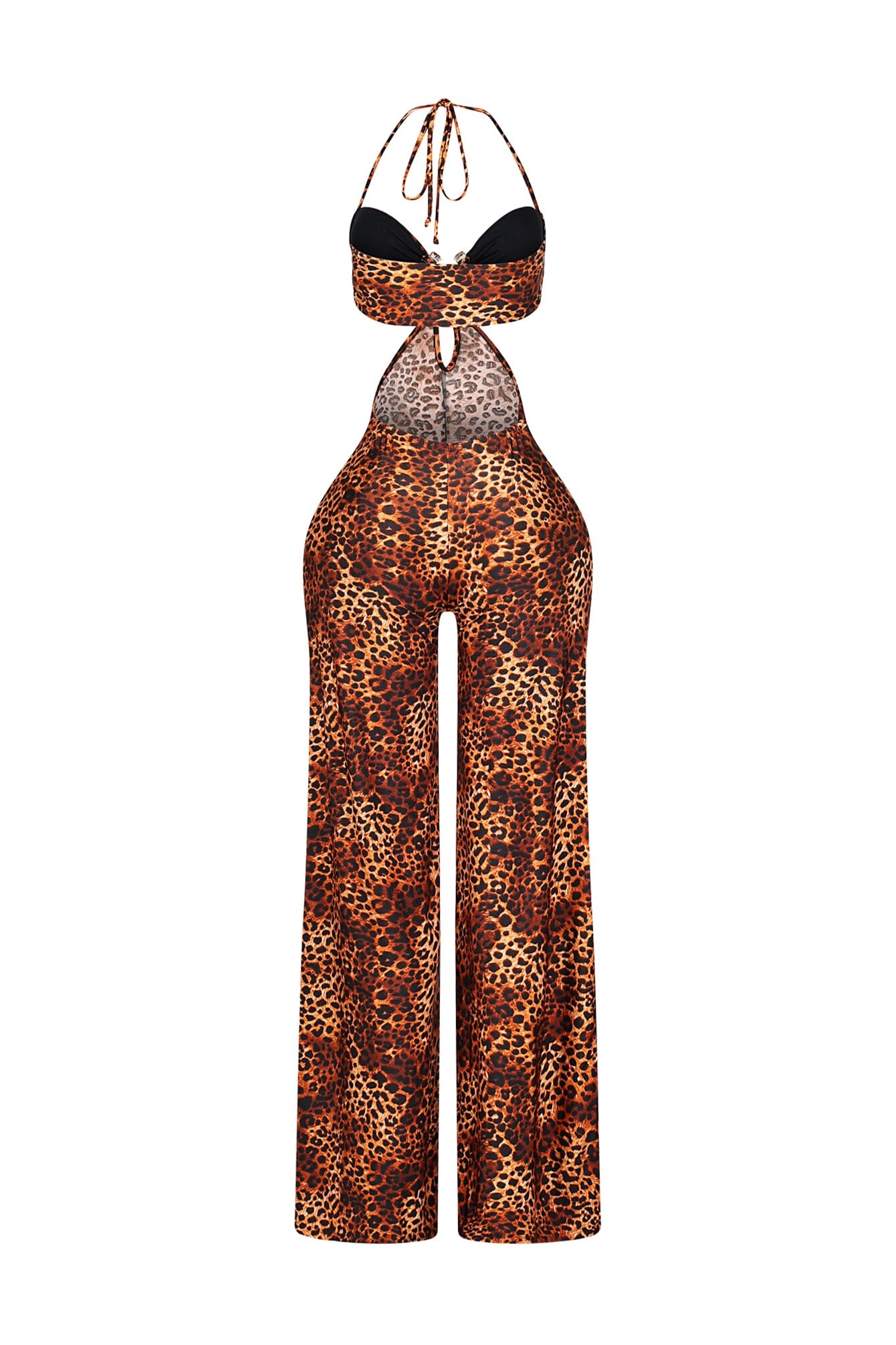 Neon Wildcat Cut Out Jumpsuit