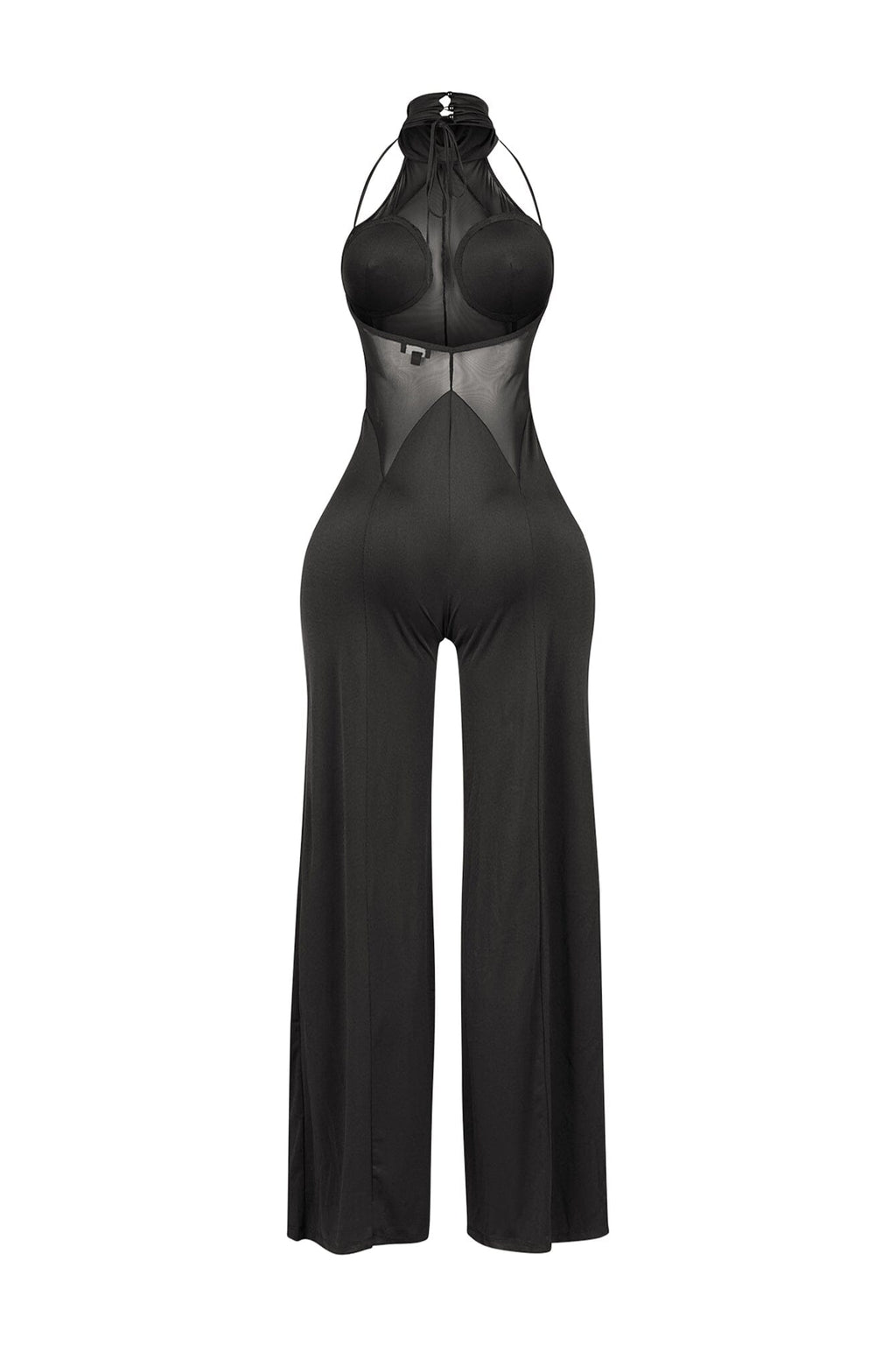 Fabulous Mesh Contrast Jumpsuit