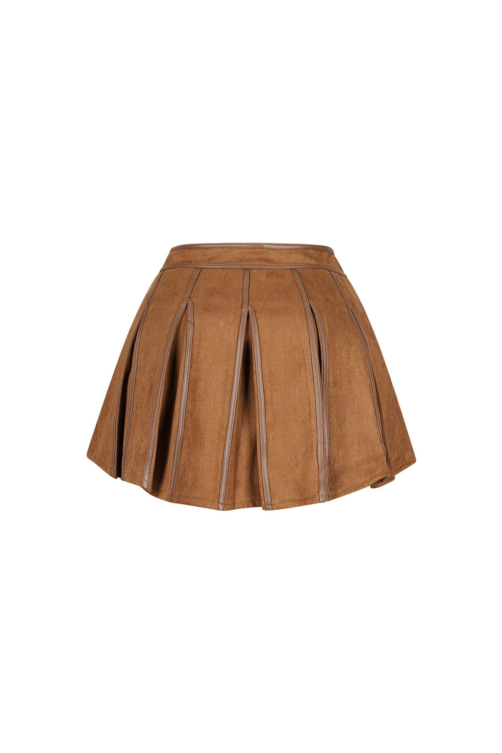 Wardrobe With Suede Mini Skirt