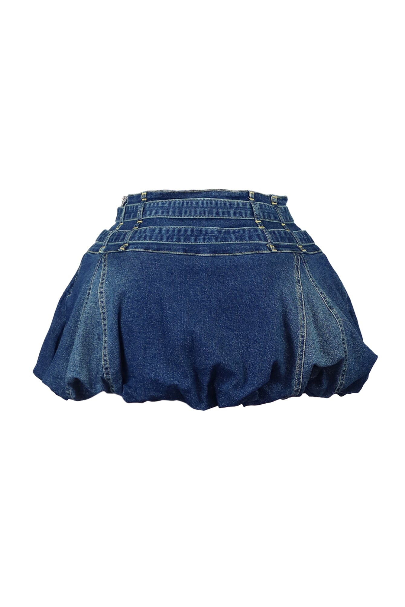 Leonie Denim Bubble Mini Skirt