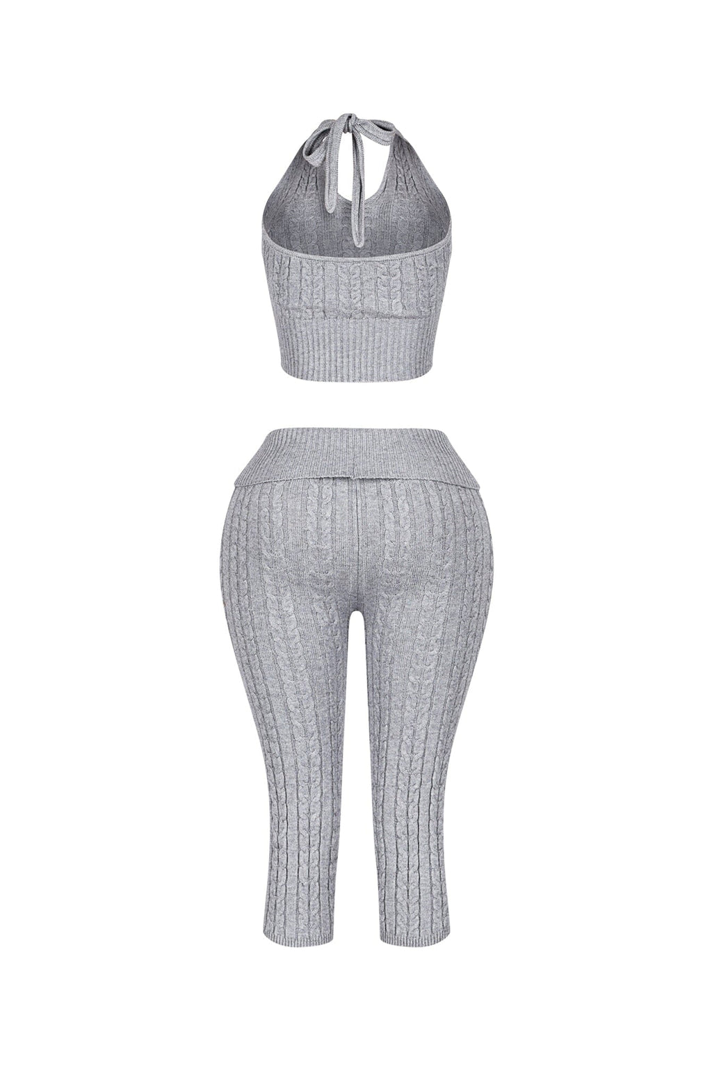 Calm Touch Knit Top & Capri SET