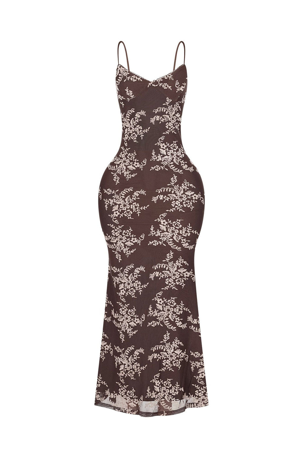 Elysia Velvet Burnout Maxi Dress