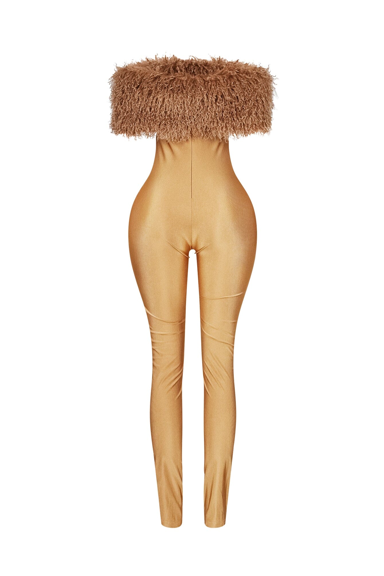 Furshine Off Shoulder Tricoat Jumpsuit