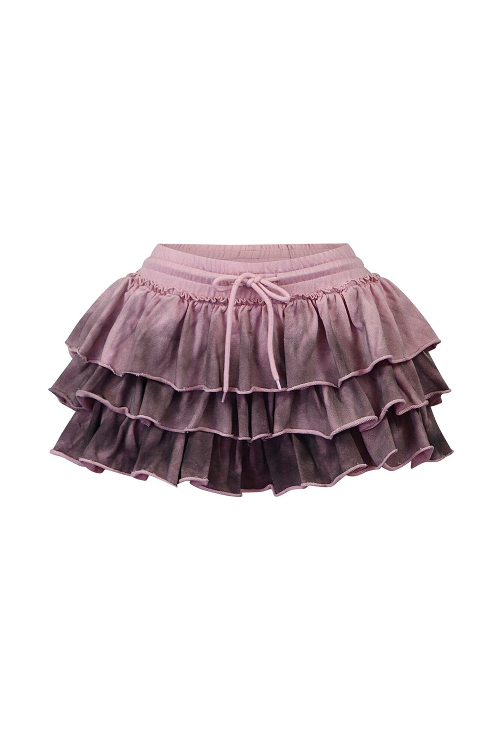 Jessie French Terry Ruffle Mini Skirt
