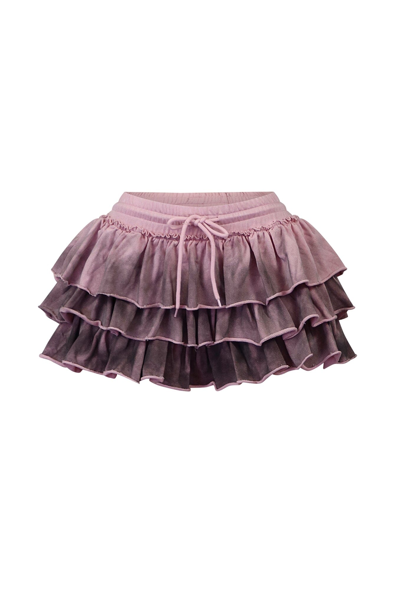 Jessie French Terry Ruffle Mini Skirt