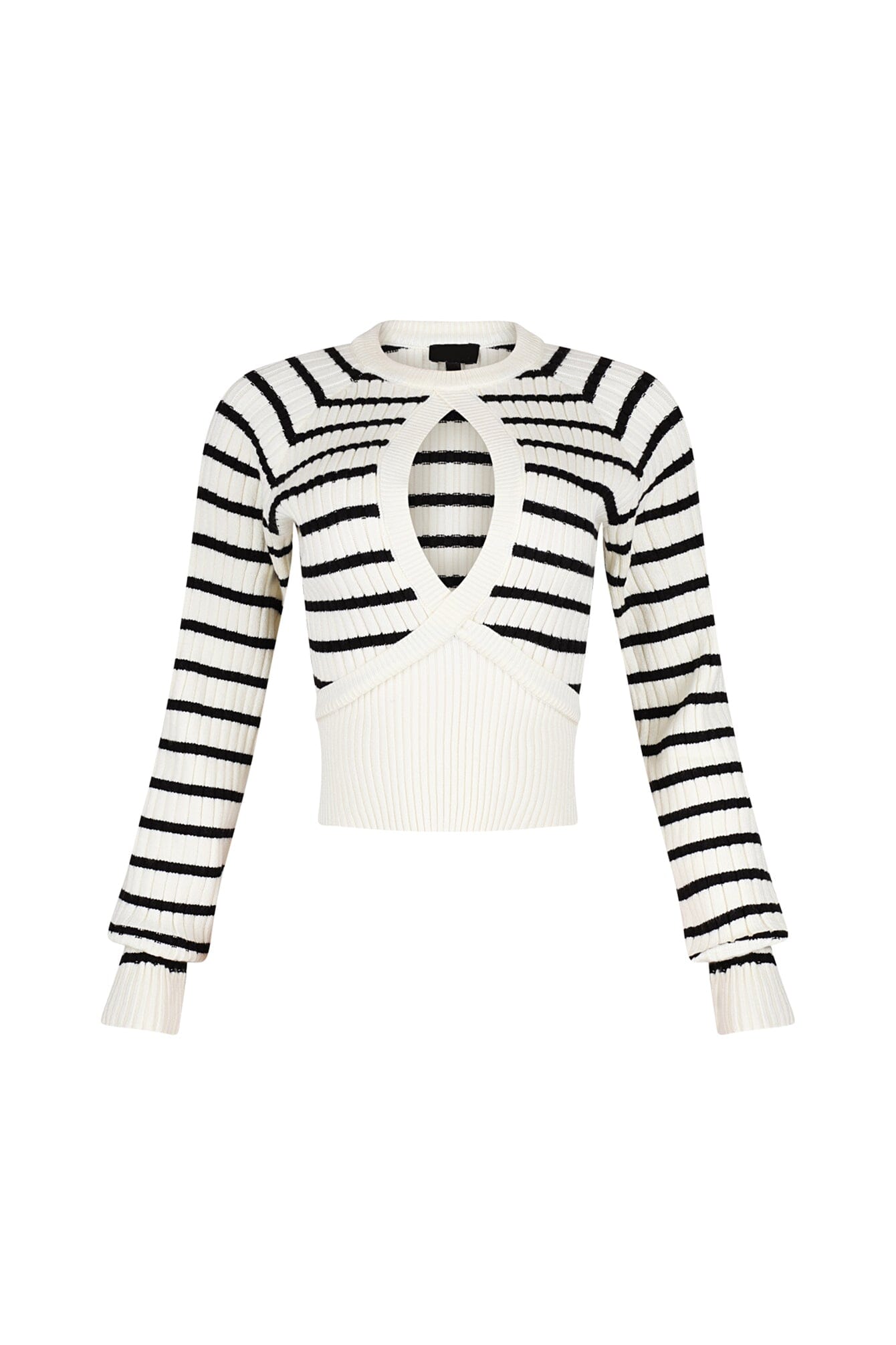 Breezy Touch Striped Knit Sweater