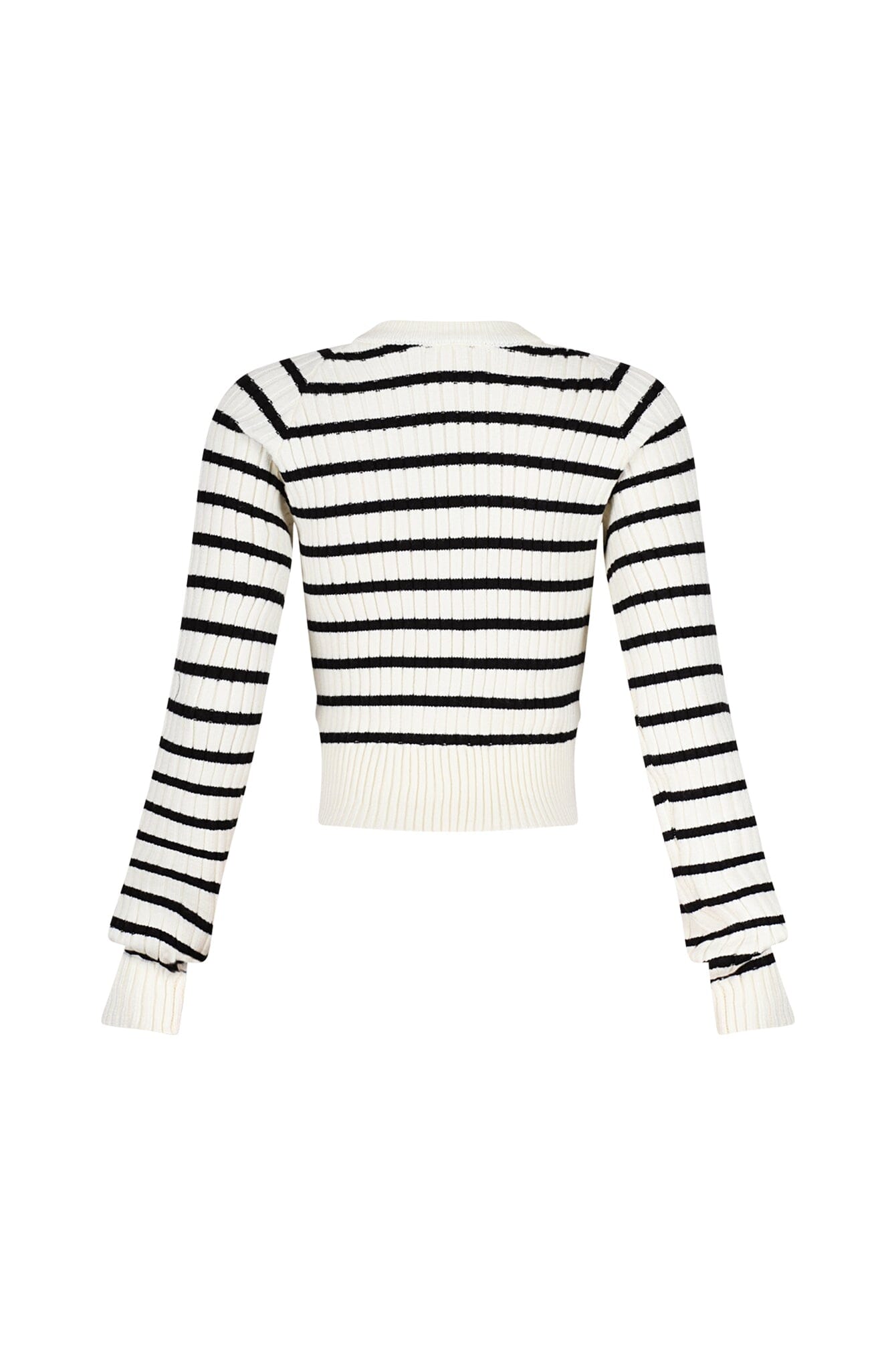 Breezy Touch Striped Knit Sweater