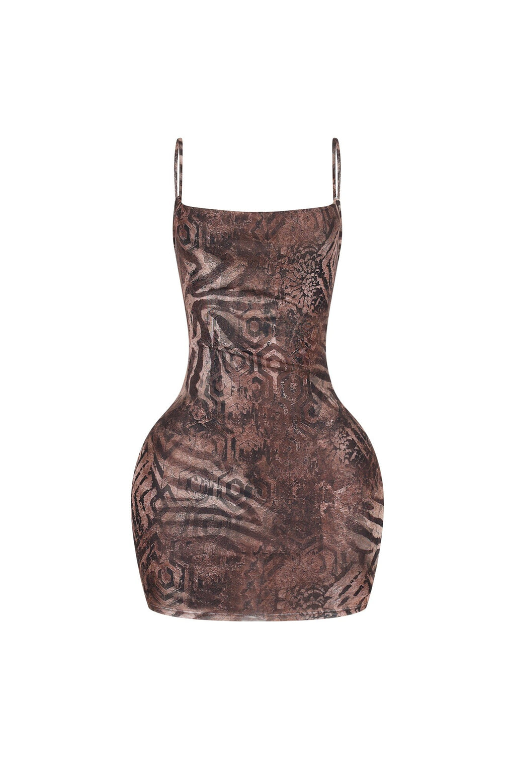 Zadar Strappy Back Leopard Mini Dress