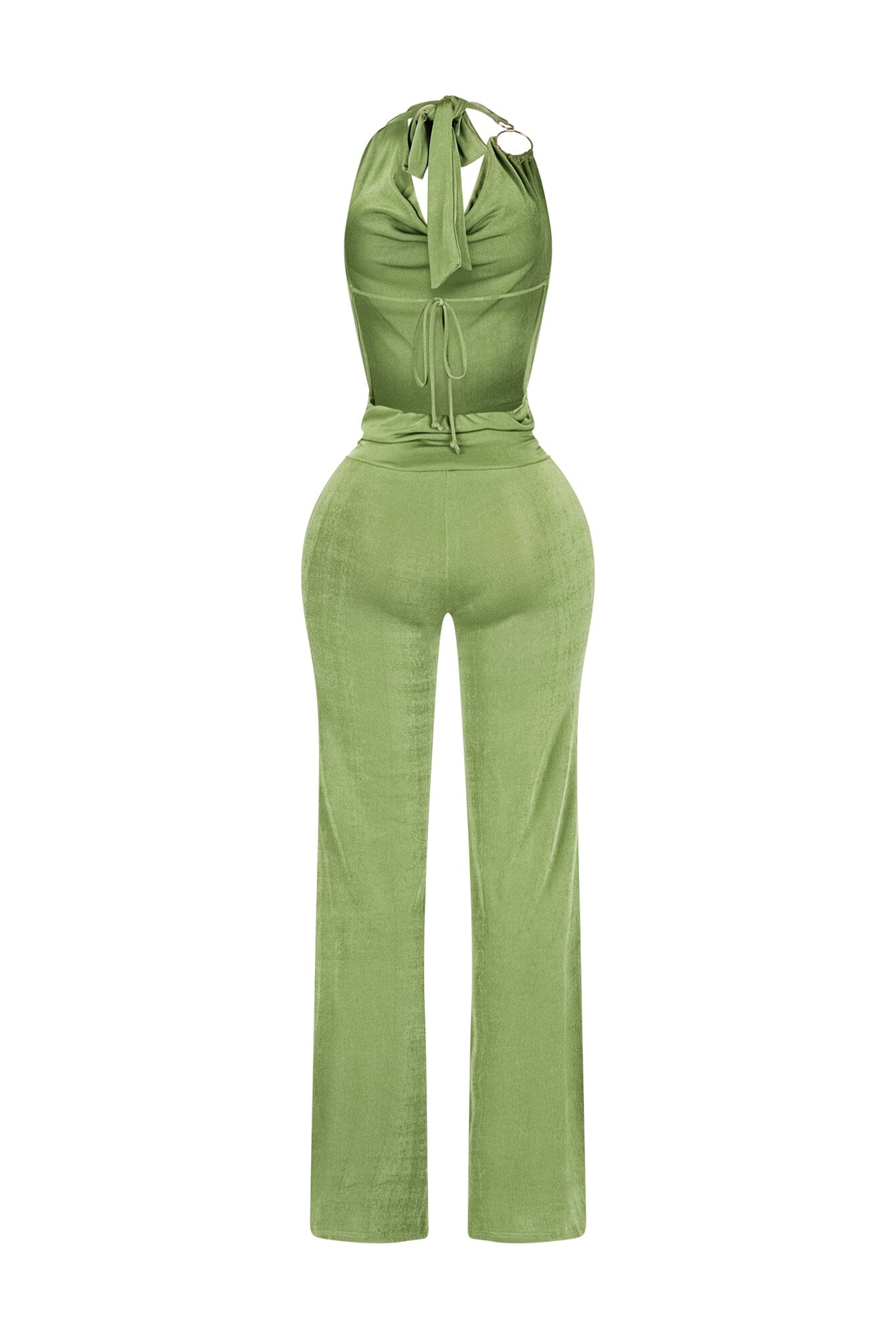 Vigo Luxe Slinky Halter Jumpsuit