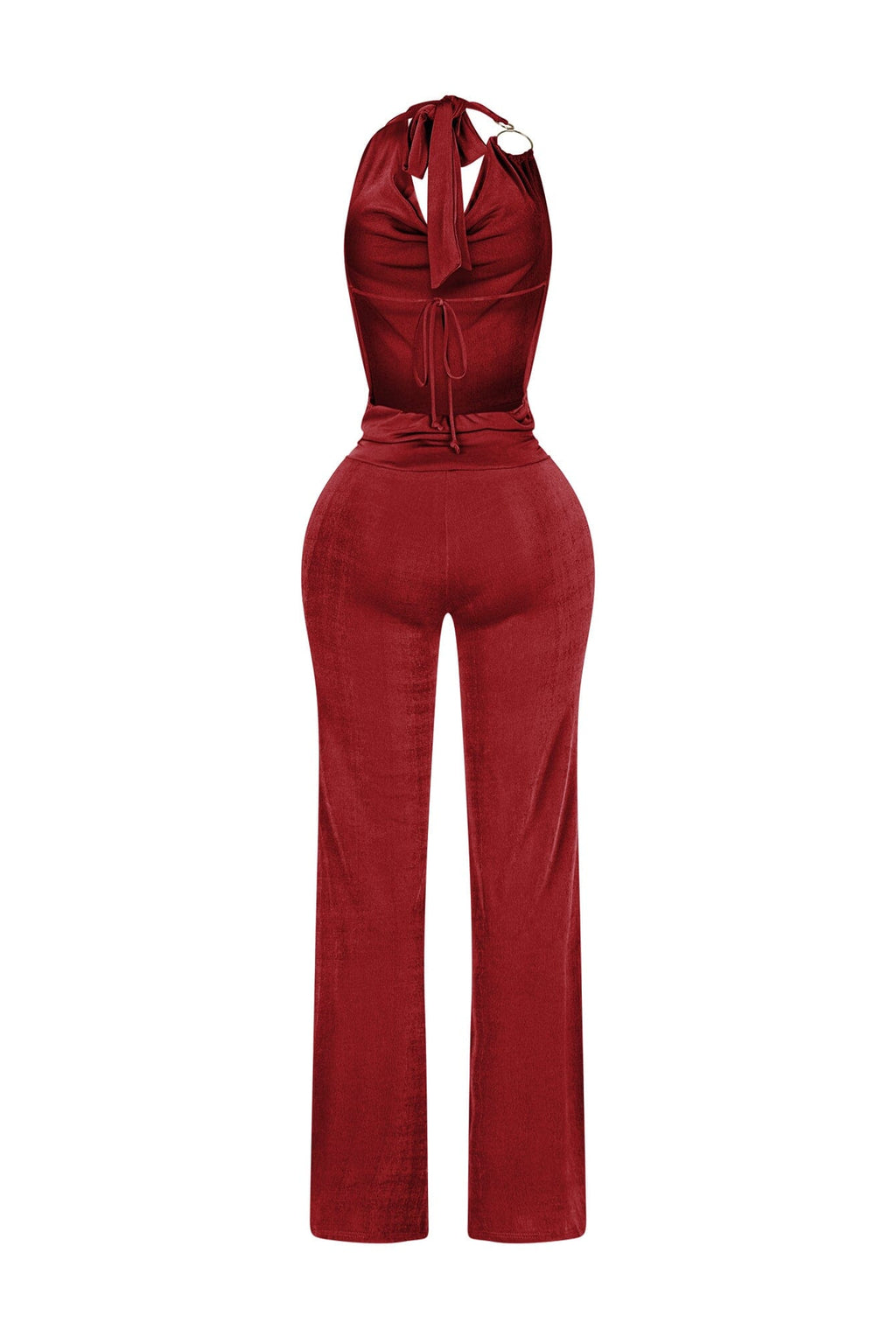 Vigo Luxe Slinky Halter Jumpsuit