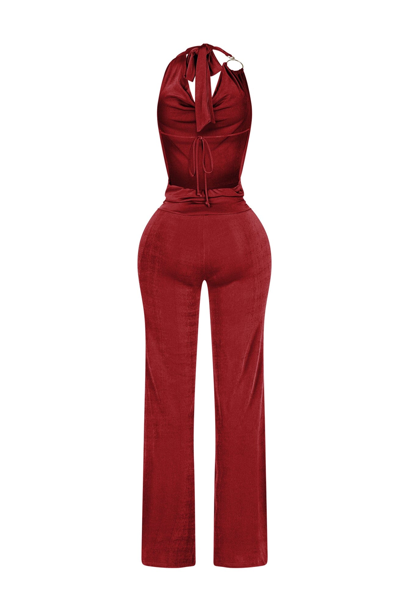 Vigo Luxe Slinky Halter Jumpsuit