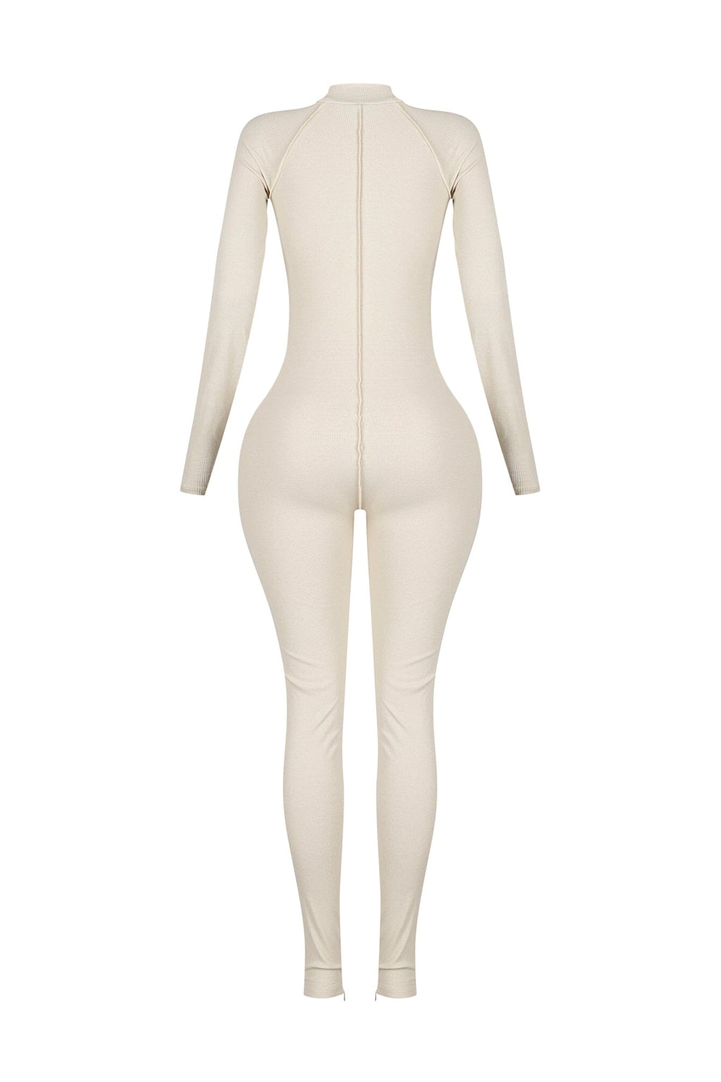 Stretch Fit Gym Ribbed Jumpsuit