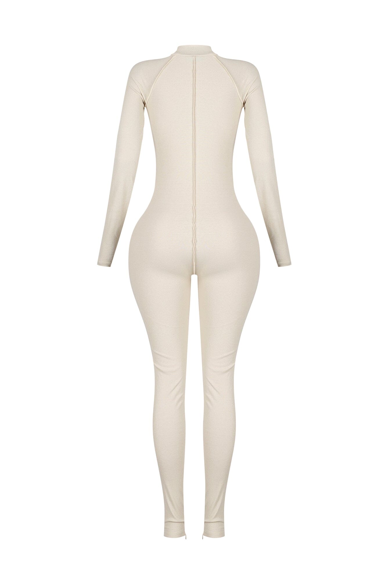 Stretch Fit Gym Ribbed Jumpsuit