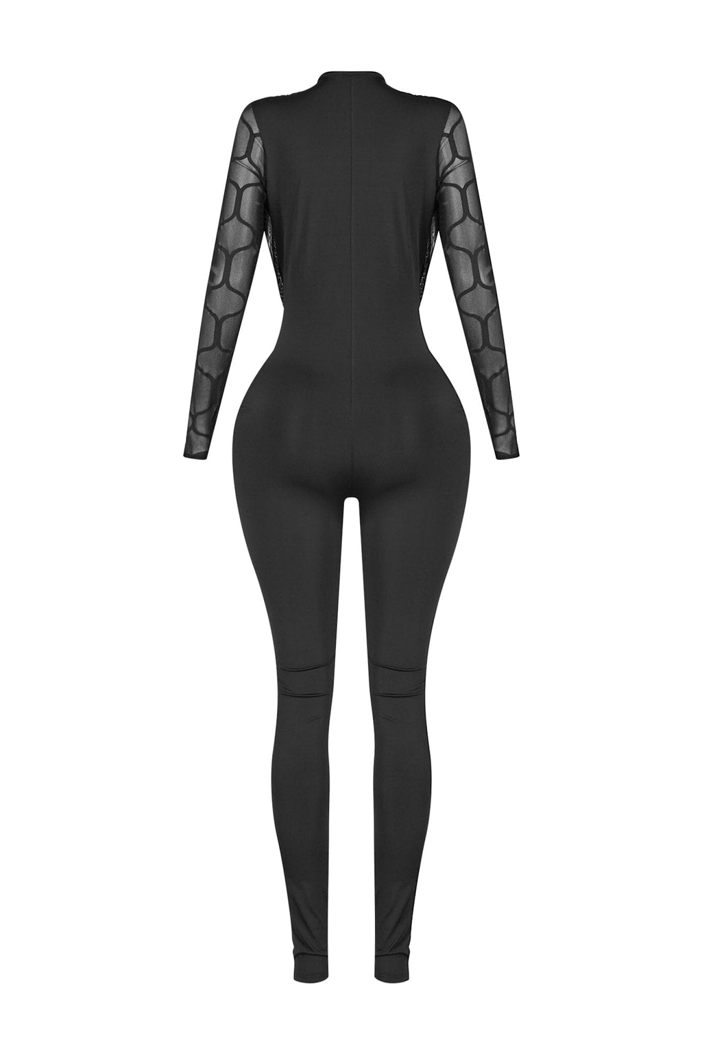 Soraya Mesh Cowl Neck Jumpsuit