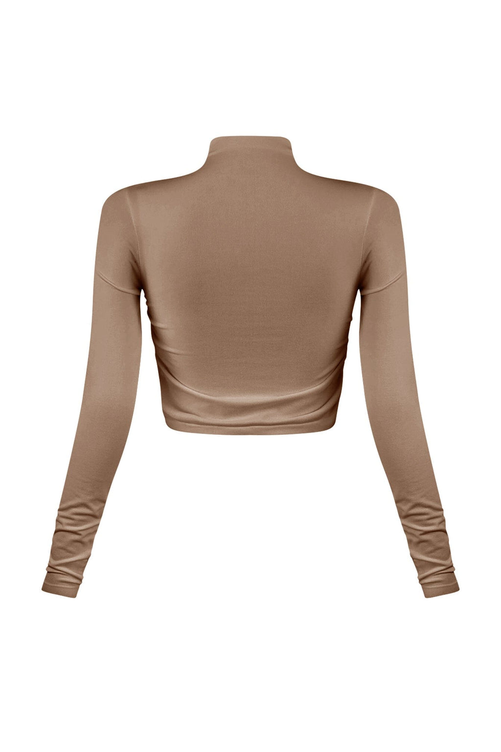 Touching Moment Mock Neck Top