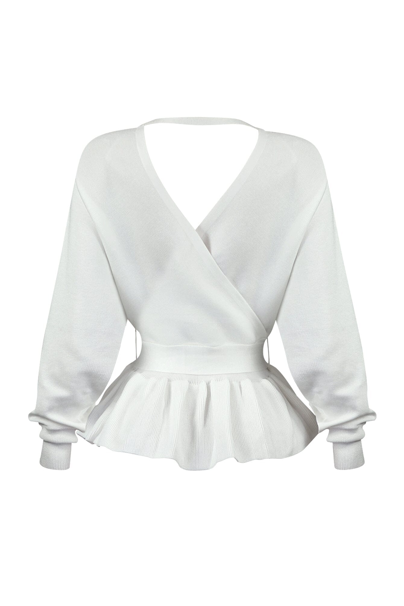 Aubrey Pearl Knit Wrap Sweater