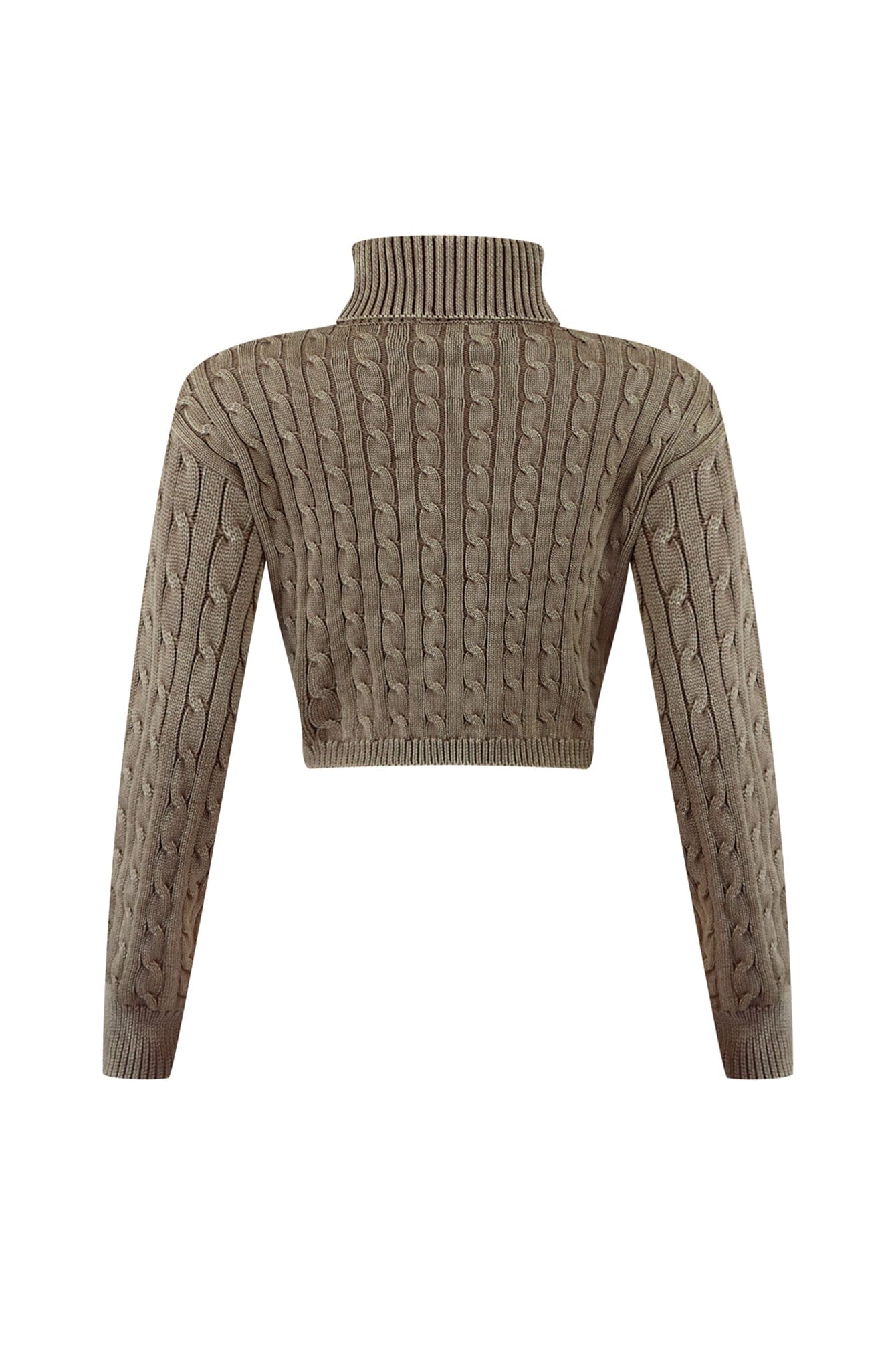 Vittoria Turtle Neck Cable Knit Sweater